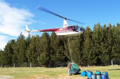 KiwiAir helicopters offers precision long-line, slinging, services.